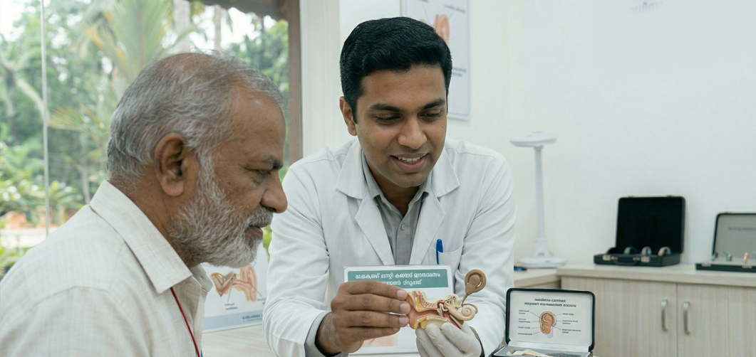 Cochlear implant hearing loss treatment Kerala