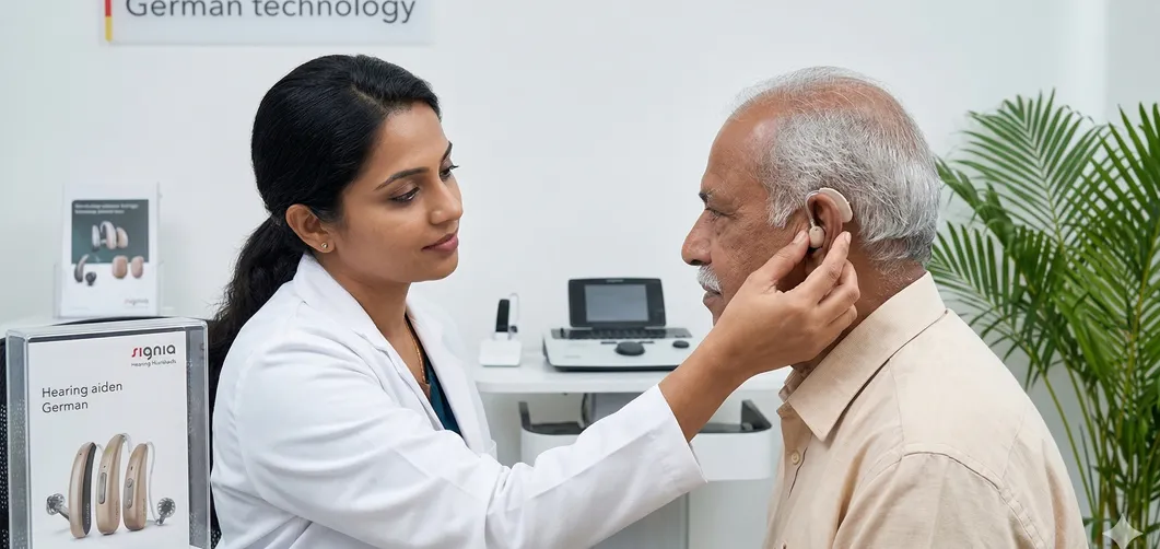 Signia hearing aids German technology hearing care Kerala Otosense